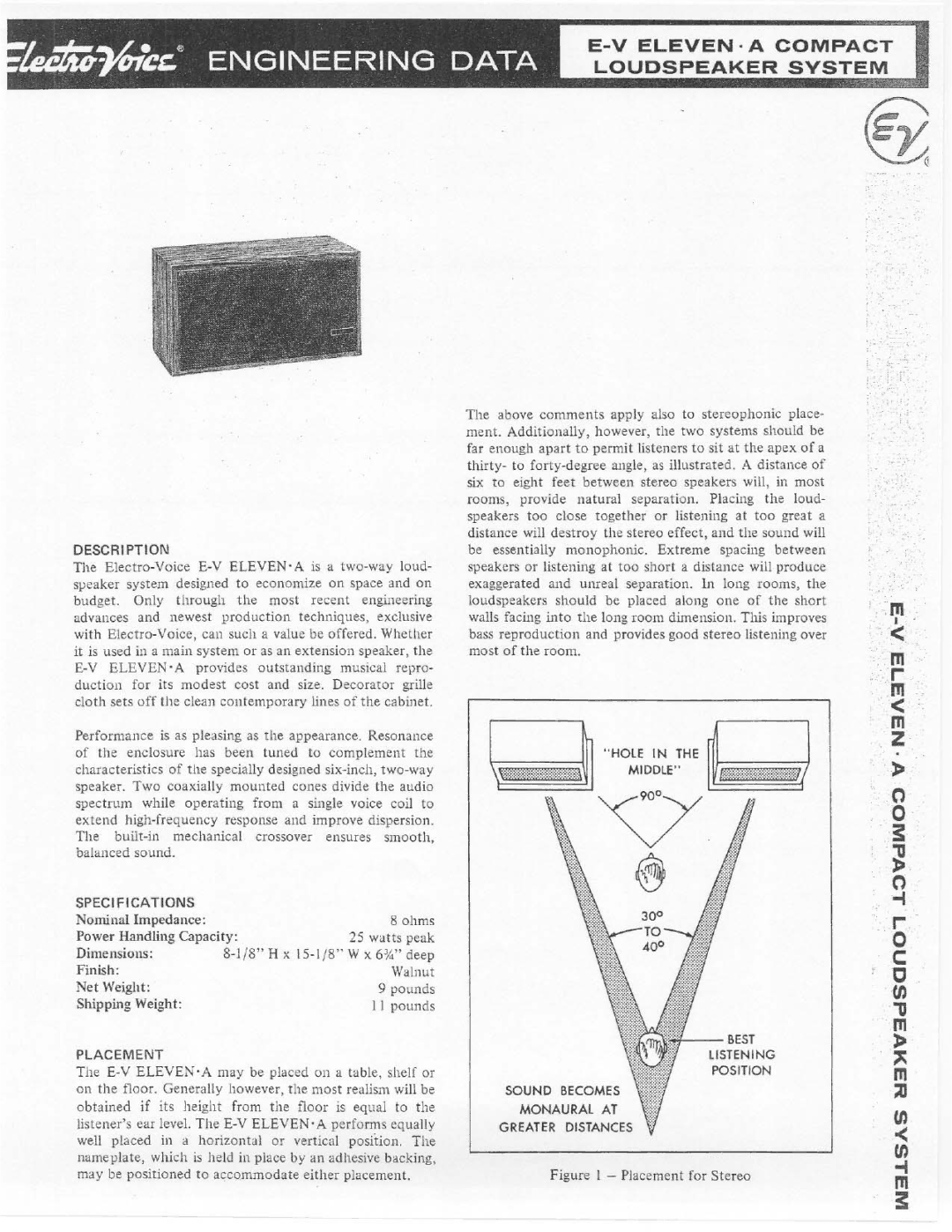 Electro-Voice E-V ELEVEN A manual 