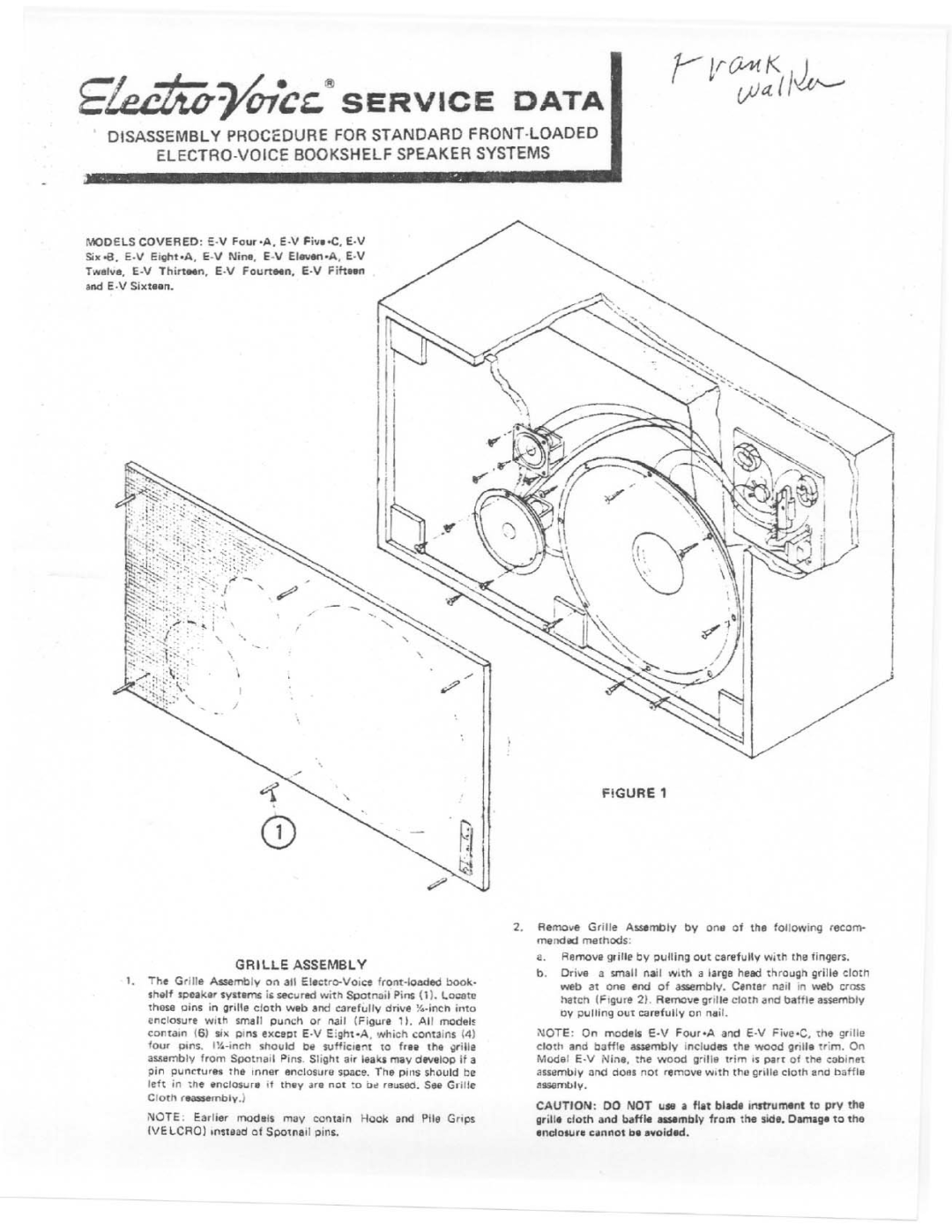 Electro-Voice E-V Four-A, E-V Five-C, E-V Eight-A, E-V Six-B, E-V NINE manual 