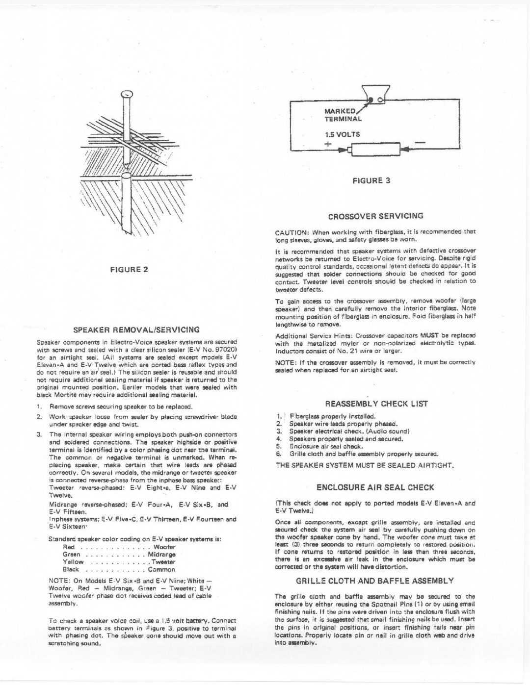 Electro-Voice E-V Six-B, E-V Five-C, E-V Four-A, E-V Eight-A, E-V NINE manual 