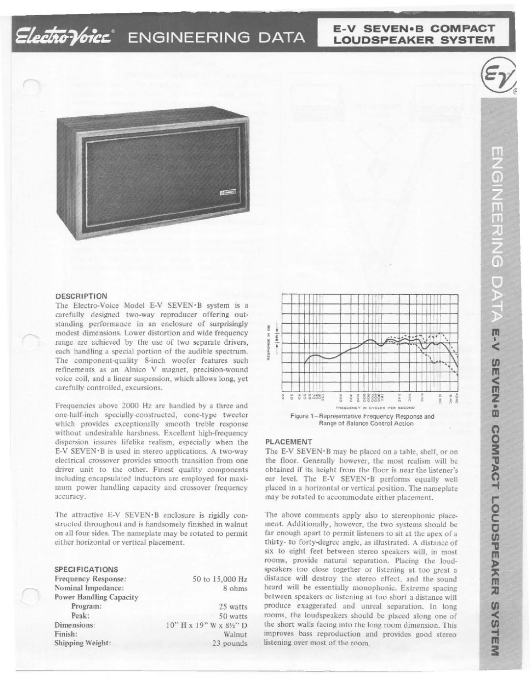 Electro-Voice E-V Seven-B manual 