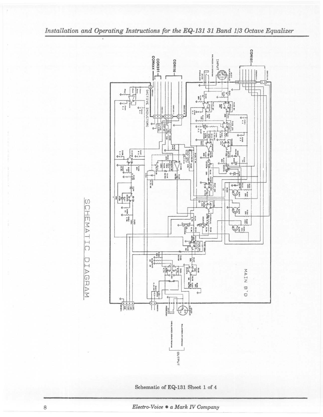 Electro-Voice EQ-131 manual 