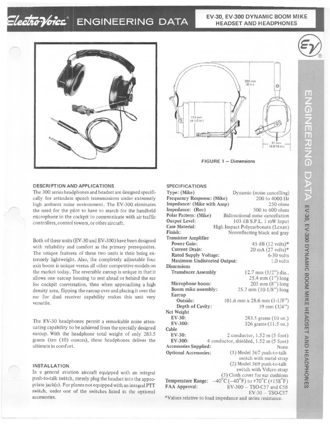 Electro-Voice EV-300 manual 