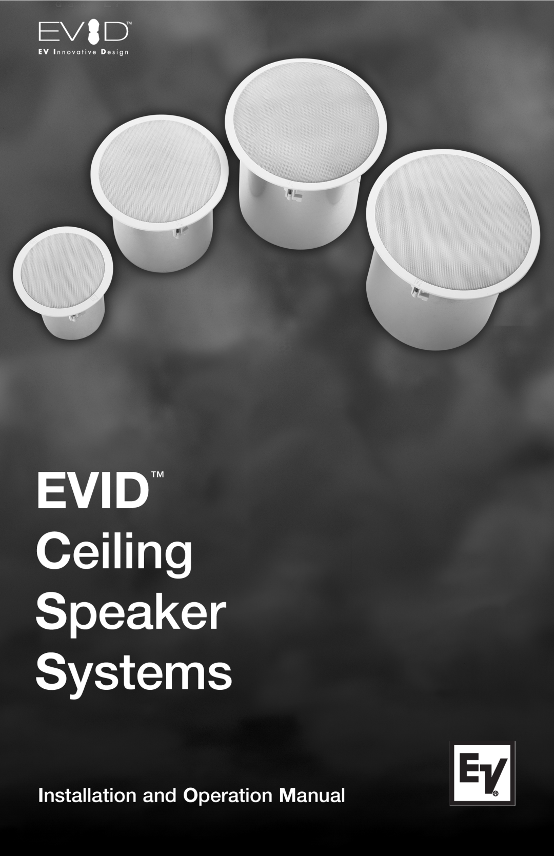 Electro-Voice EVID operation manual Evid, Ceiling Speaker Systems 