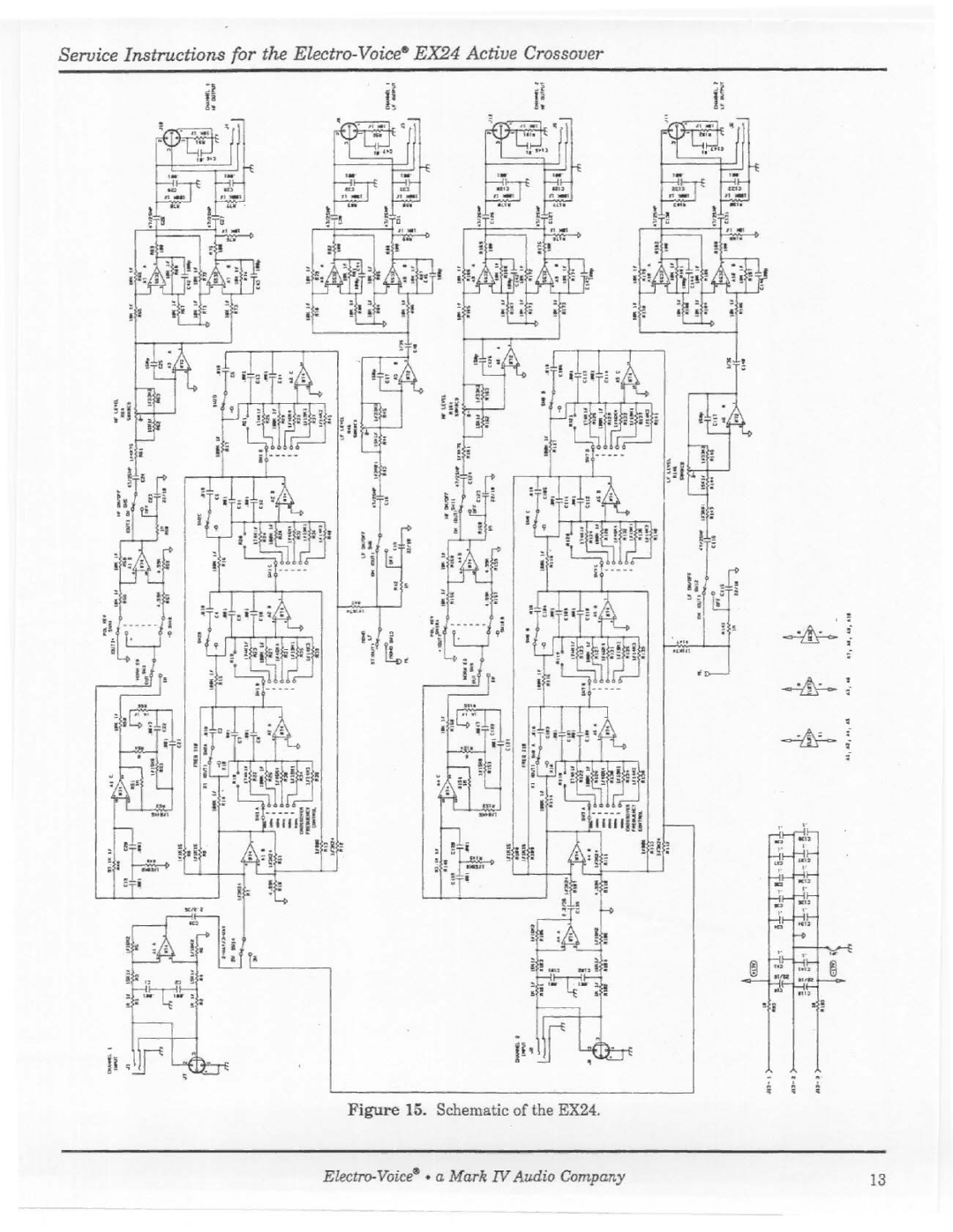 Electro-Voice EX-24 manual 