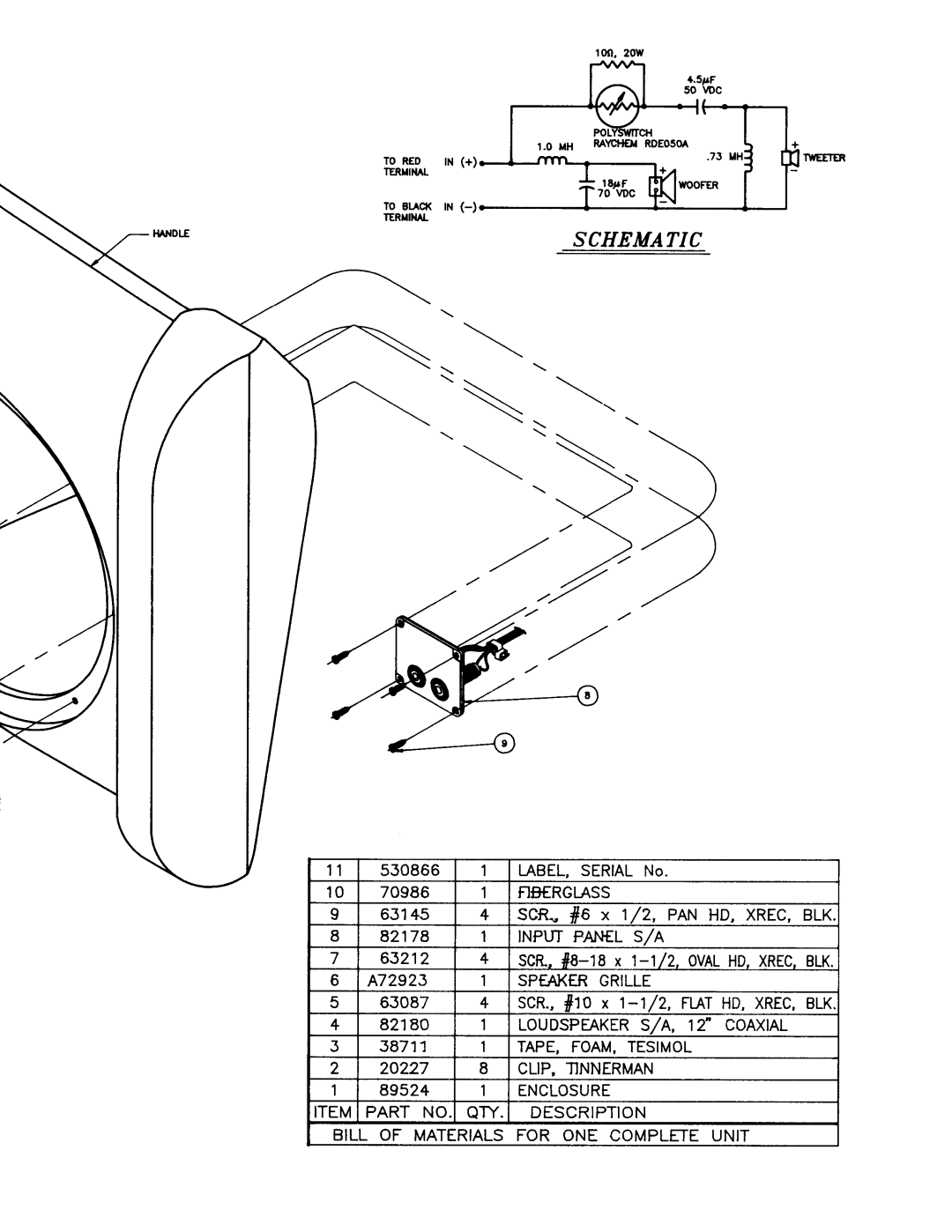 Electro-Voice FM-12C manual 