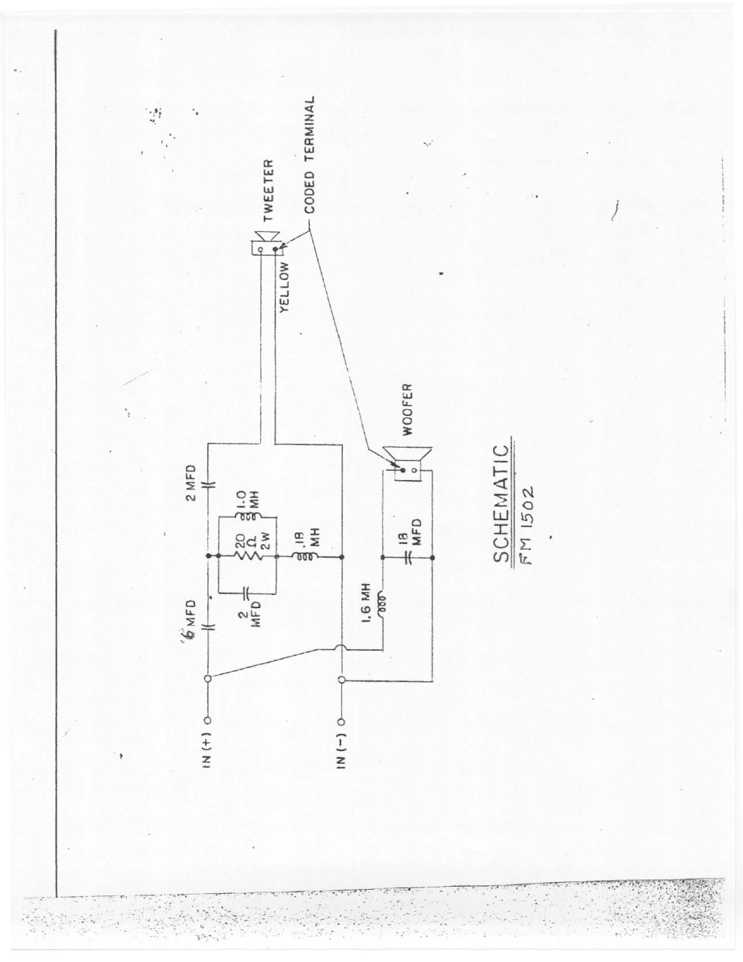 Electro-Voice FM-1502 manual 