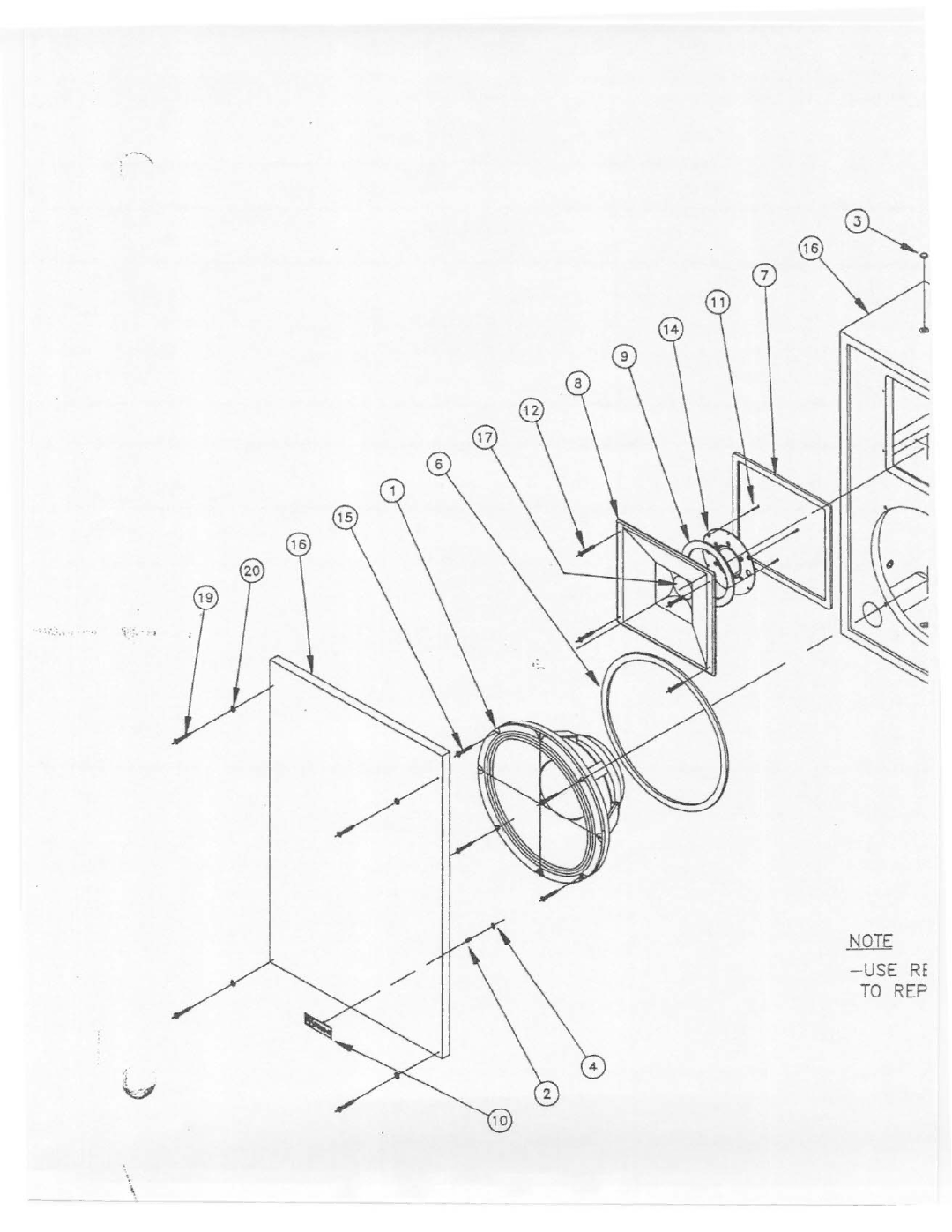 Electro-Voice FR12-2B manual 