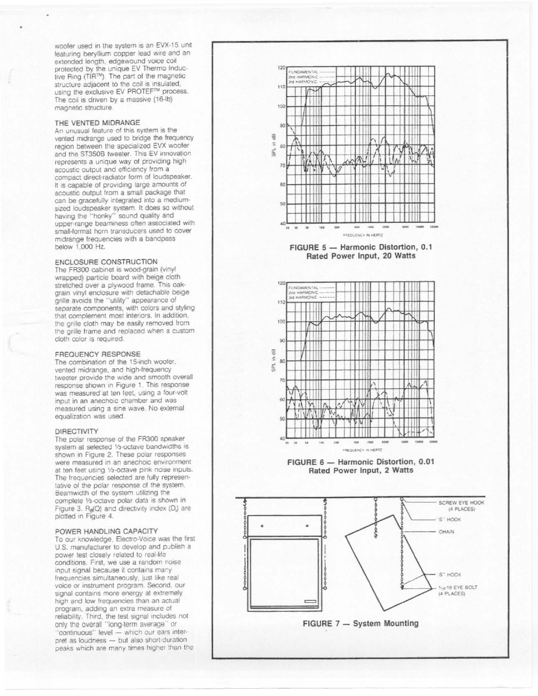 Electro-Voice FR300 manual 