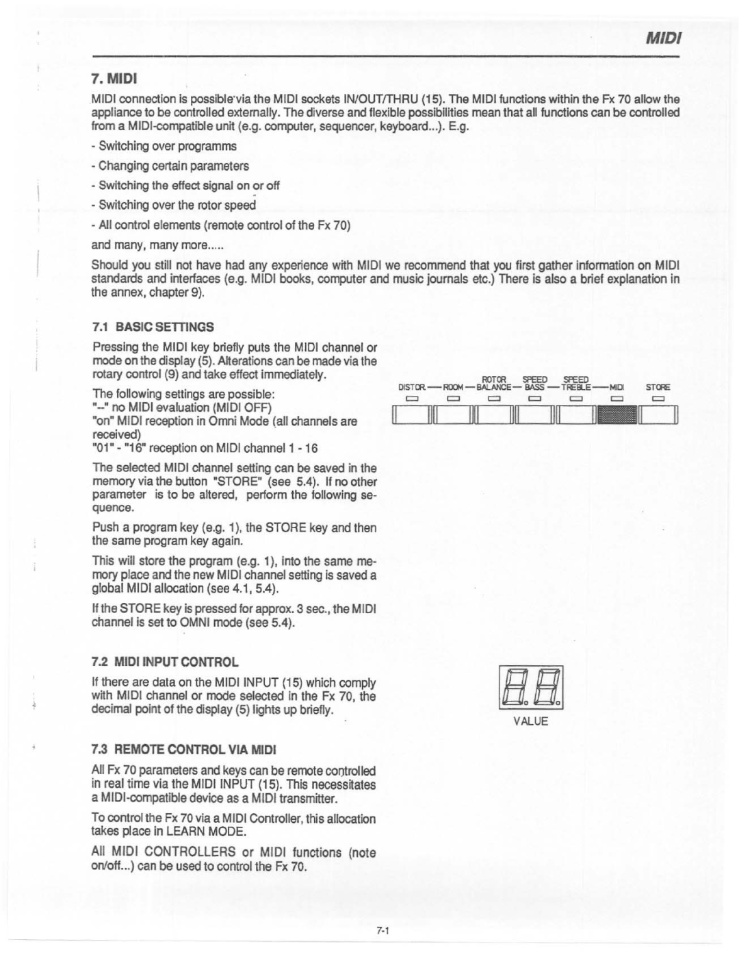 Electro-Voice FX 70 manual 