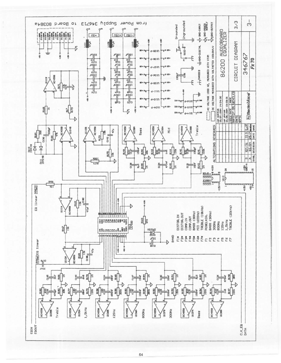 Electro-Voice FX 70 manual 