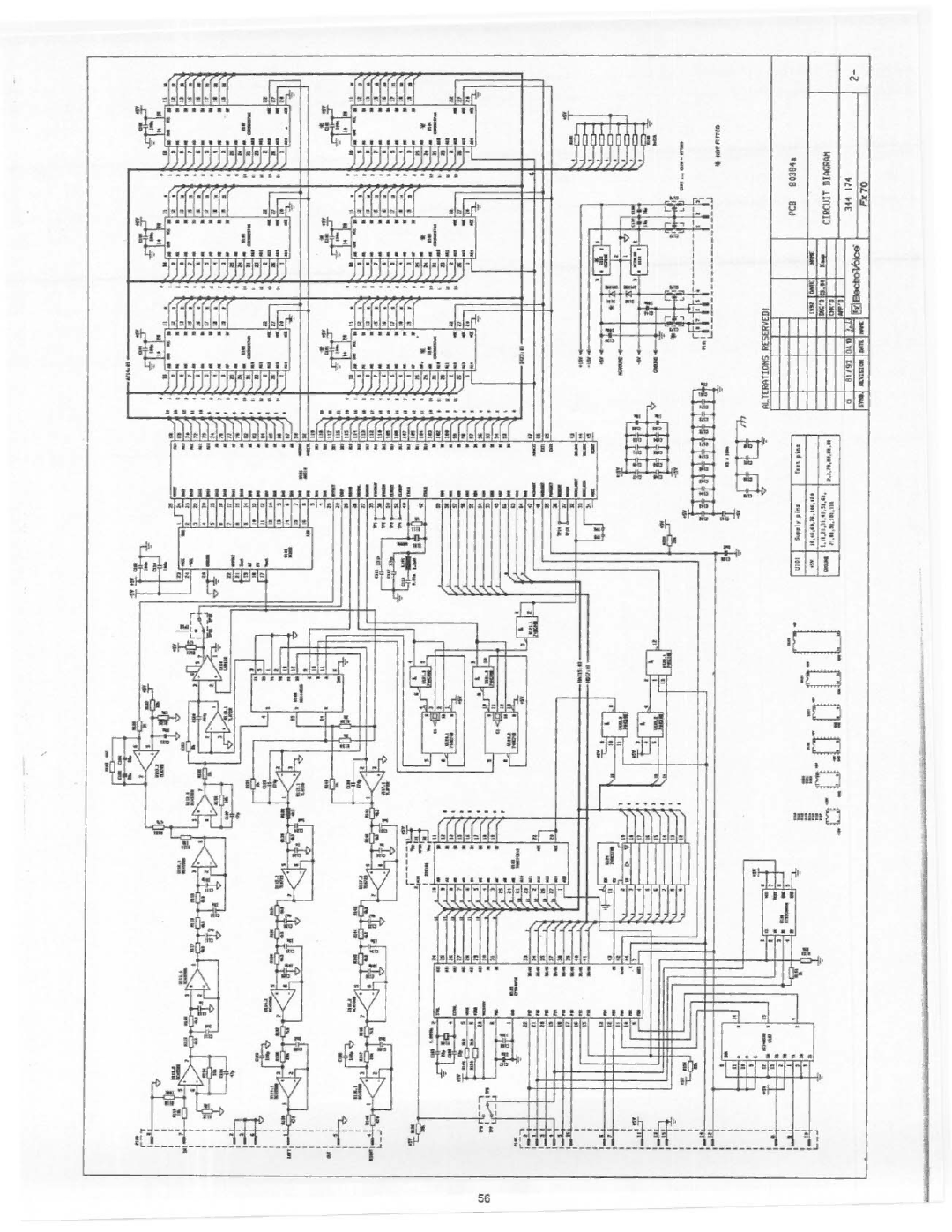 Electro-Voice FX 70 manual 