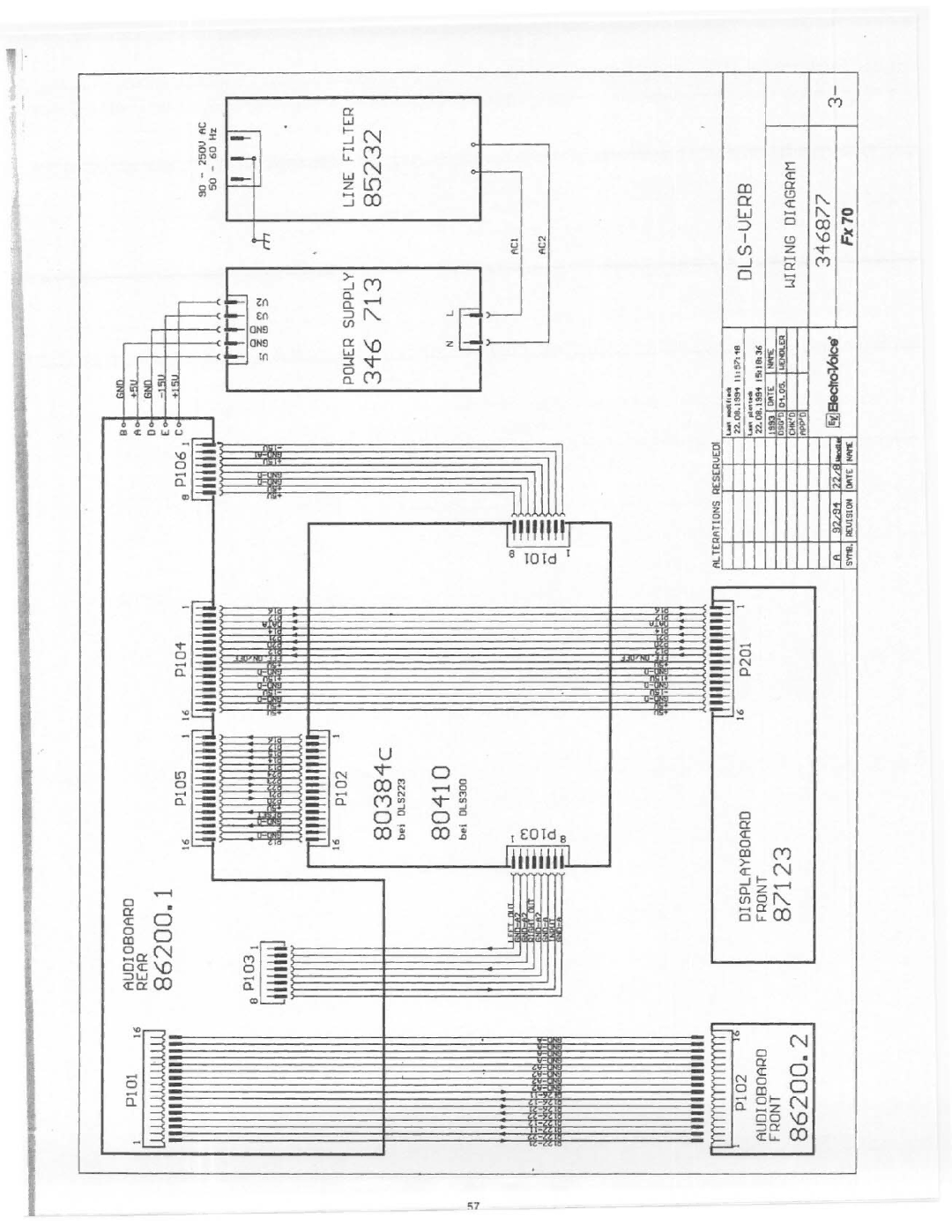 Electro-Voice FX 70 manual 