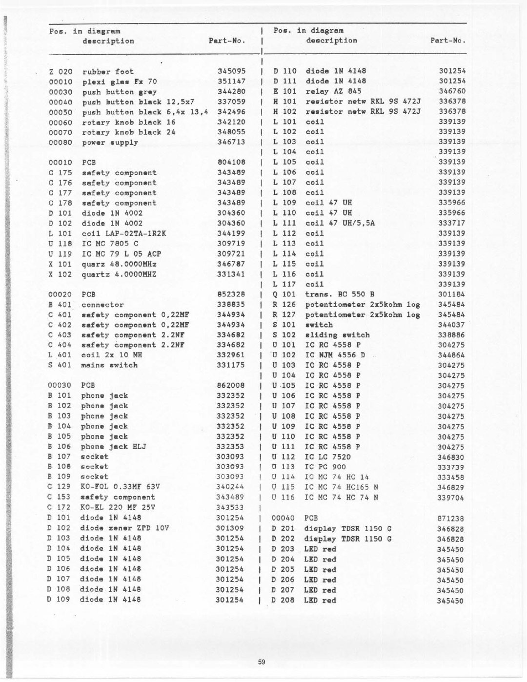 Electro-Voice FX 70 manual 