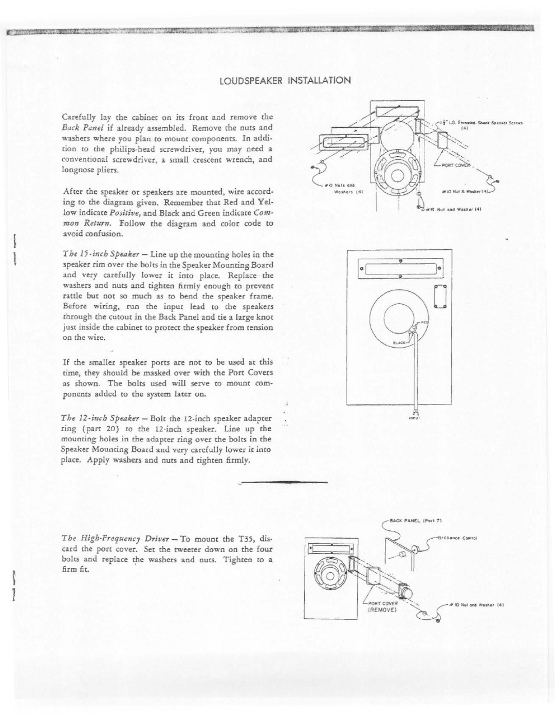 Electro-Voice KD9 manual 