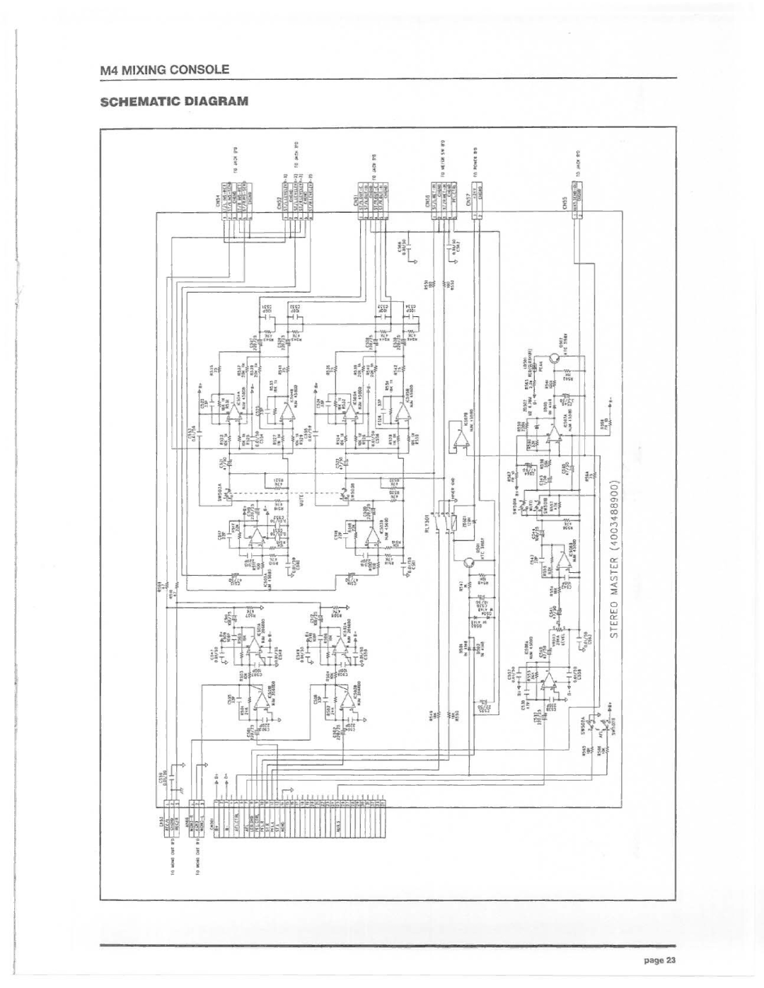 Electro-Voice M4 manual 