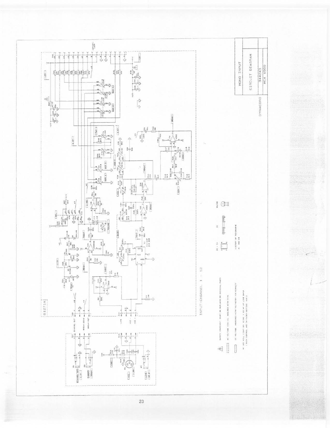 Electro-Voice MCX 1900 manual 