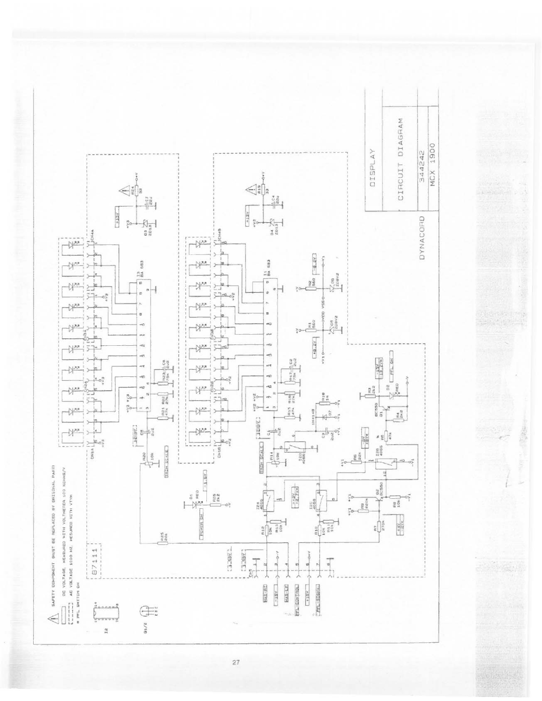 Electro-Voice MCX 1900 manual 