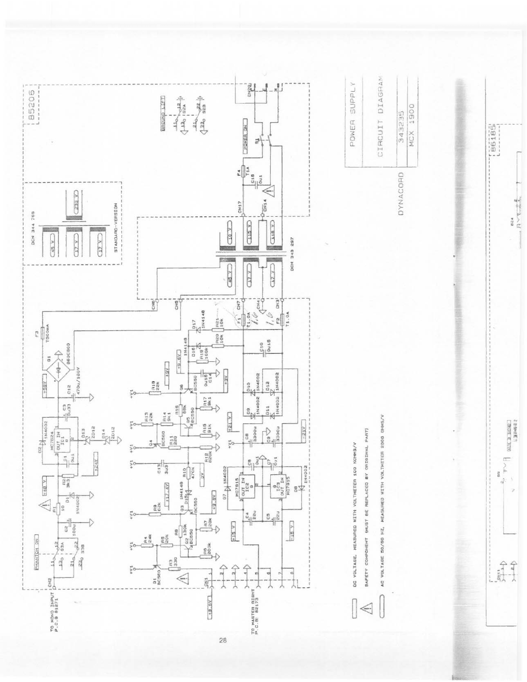 Electro-Voice MCX 1900 manual 