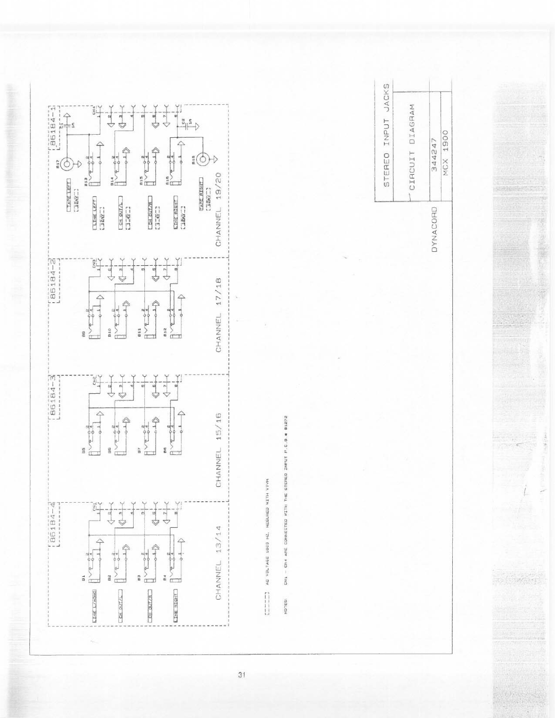 Electro-Voice MCX 1900 manual 