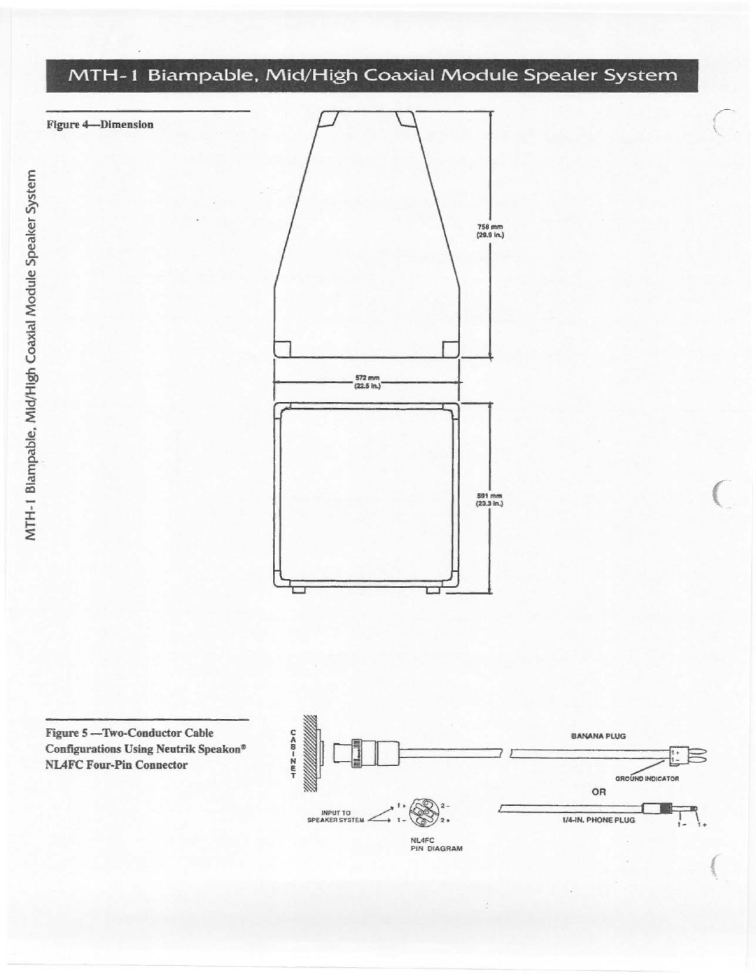 Electro-Voice MTH-1 manual 