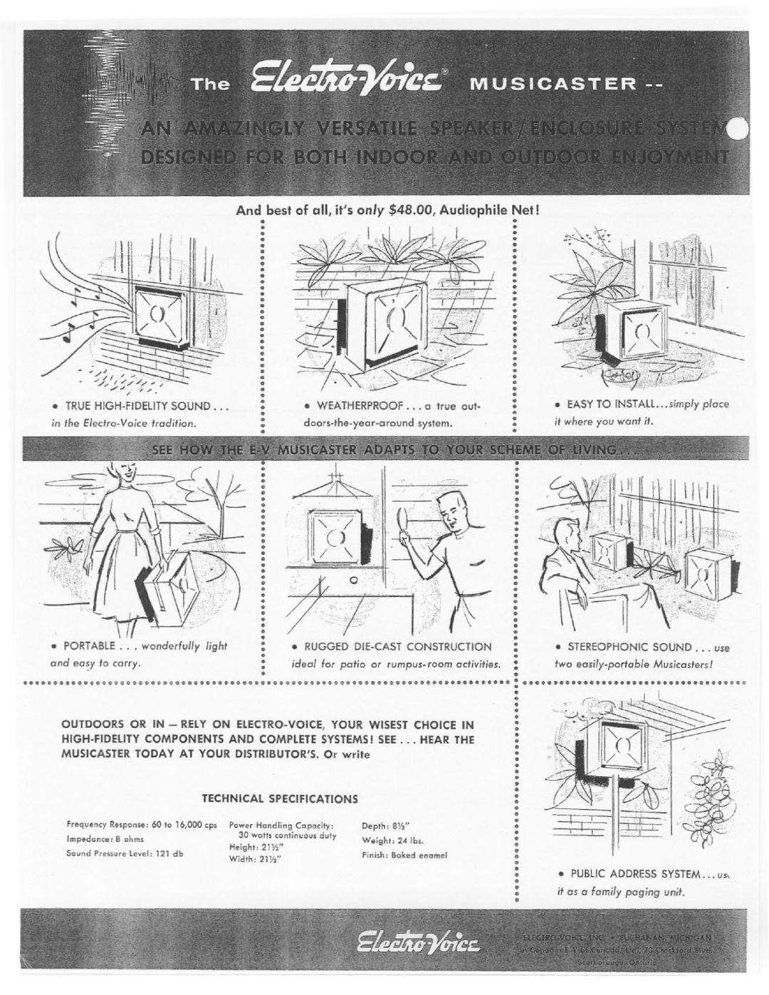 Electro-Voice Musicaster II manual 