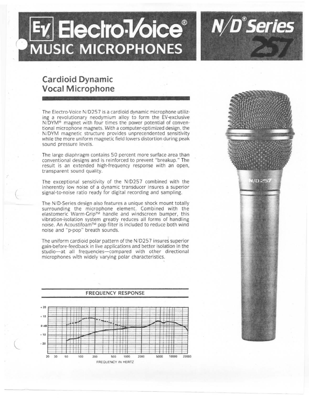 Electro-Voice N/D257 manual 