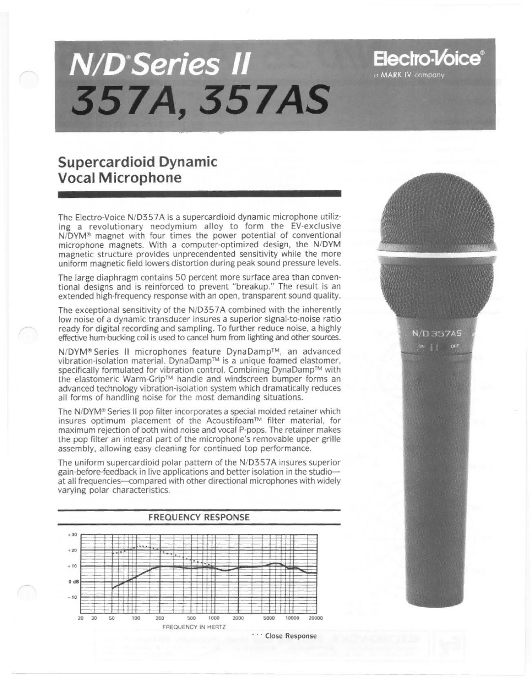 Electro-Voice ND357AS manual 