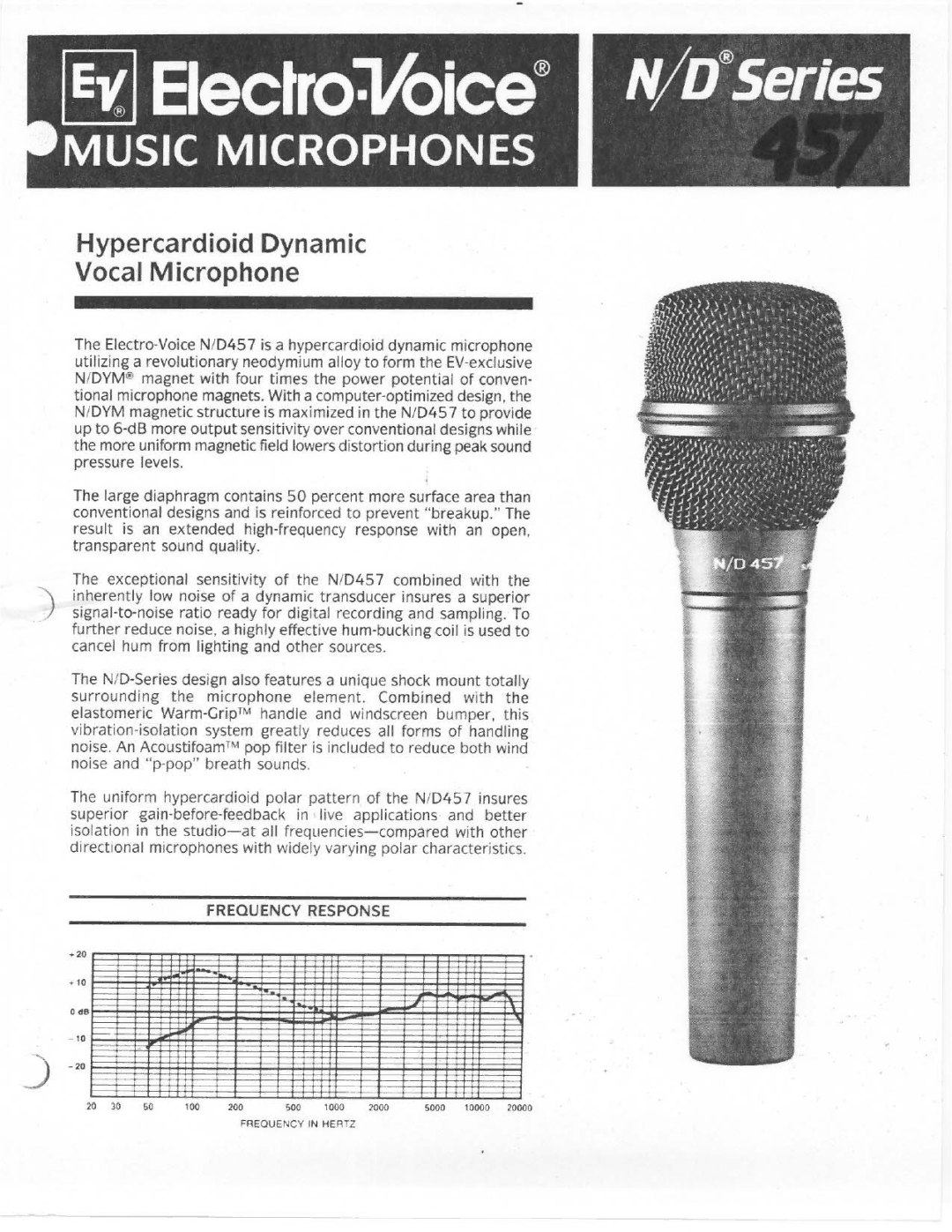 Electro-Voice N/D457 manual 