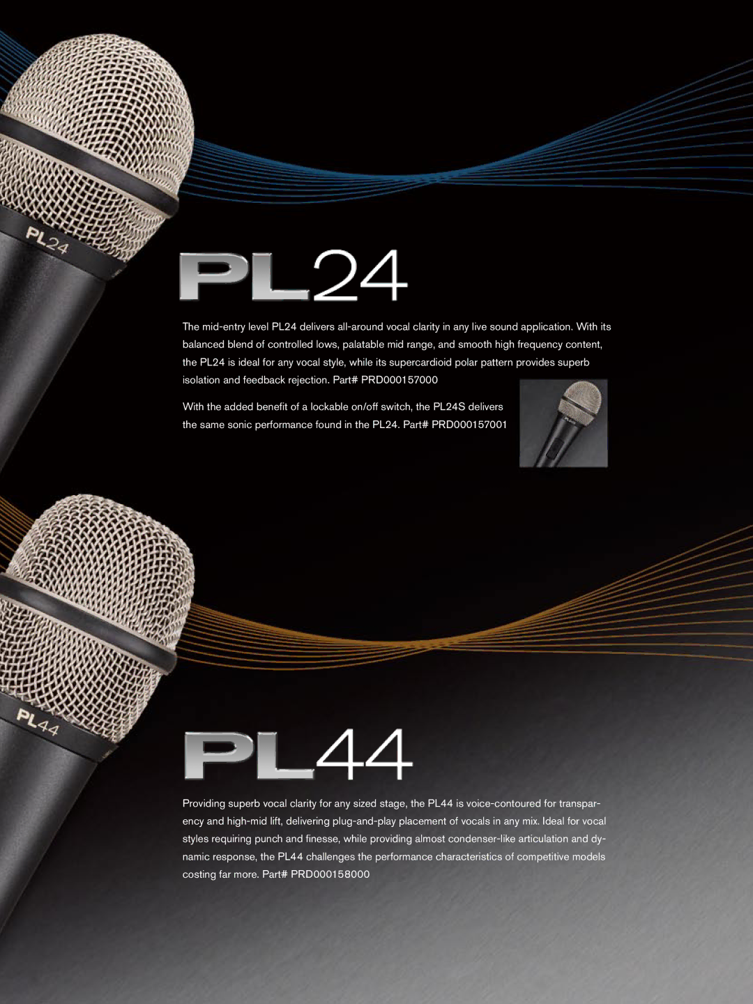 Electro-Voice PL Series manual 