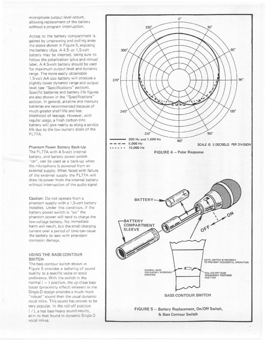 Electro-Voice PL77A manual 