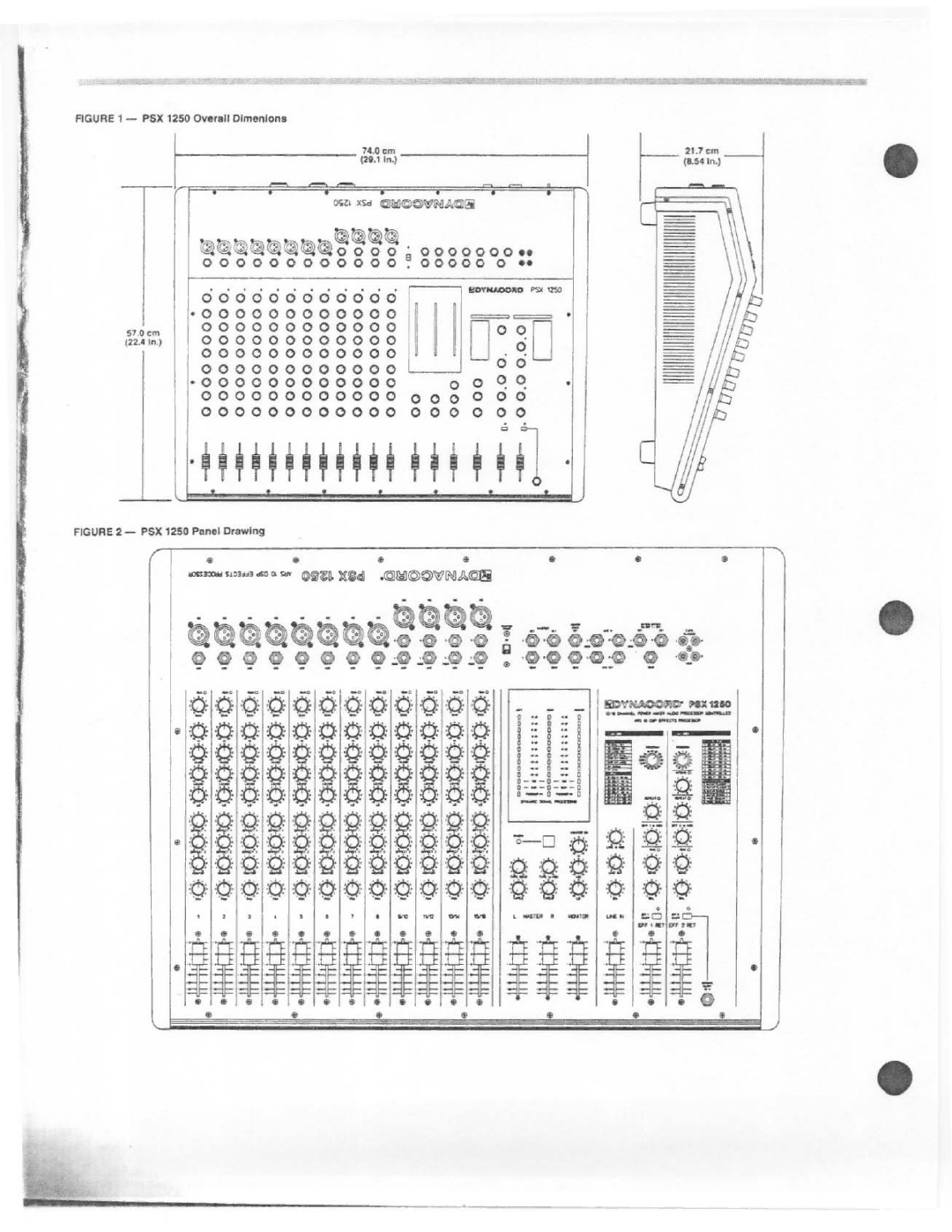 Electro-Voice PSX 1250 manual 