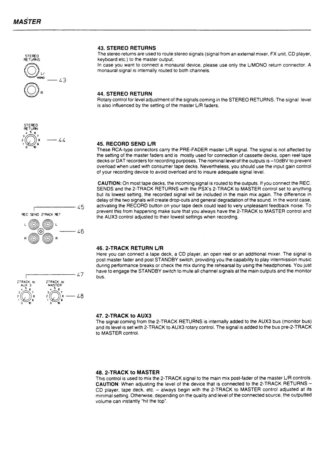 Electro-Voice PSX1600, PSX1000, PSX2200 owner manual 