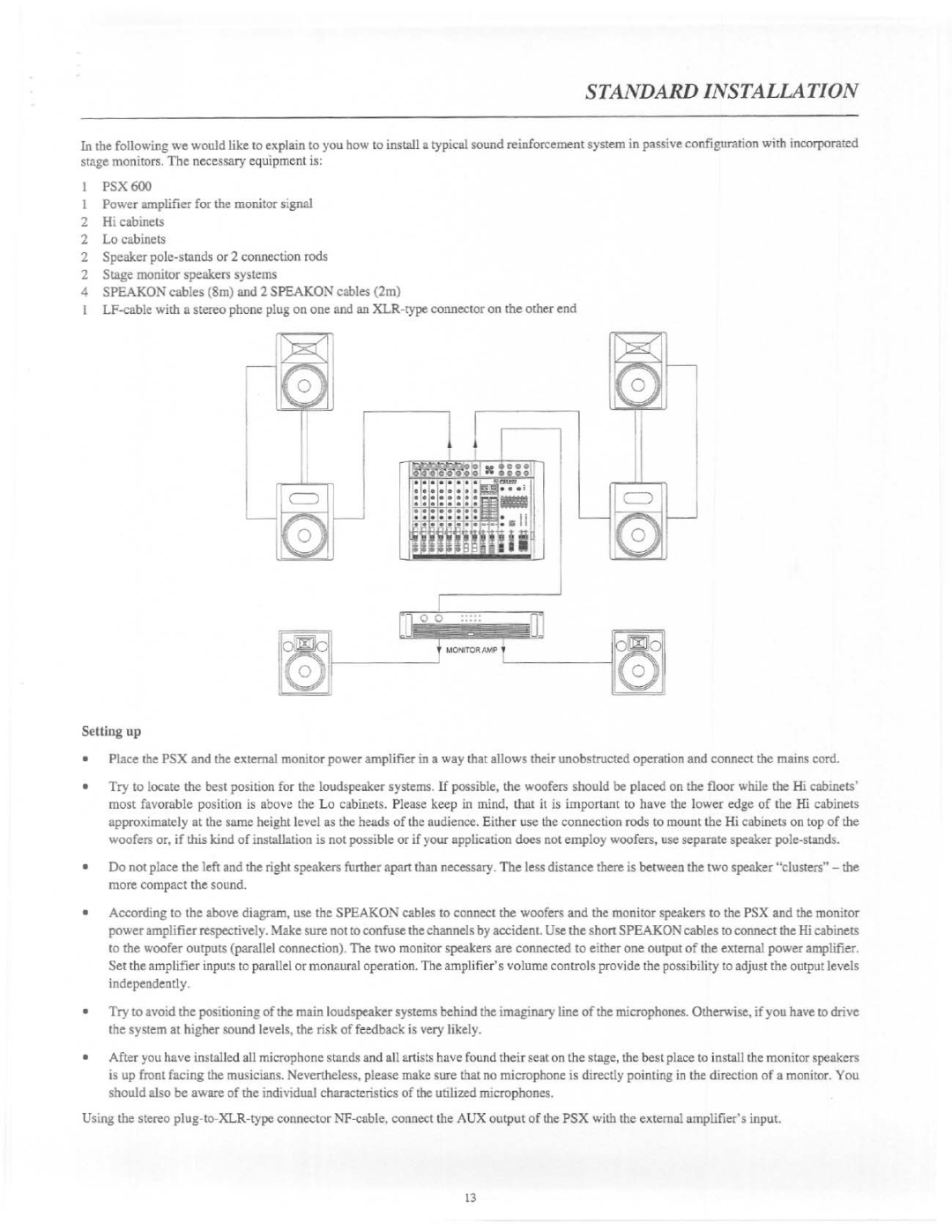 Electro-Voice PSX600 manual 