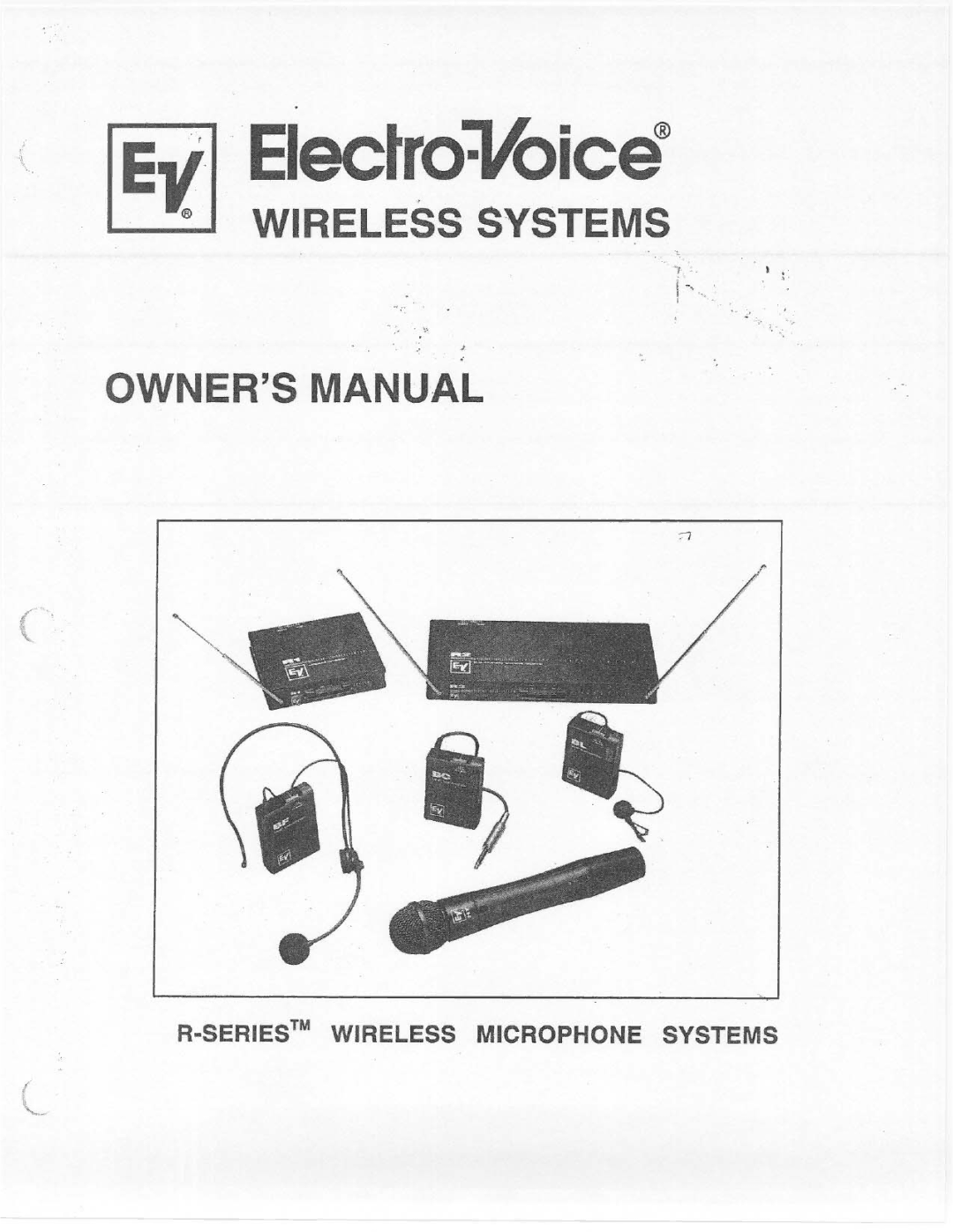 Electro-Voice R-Series manual 