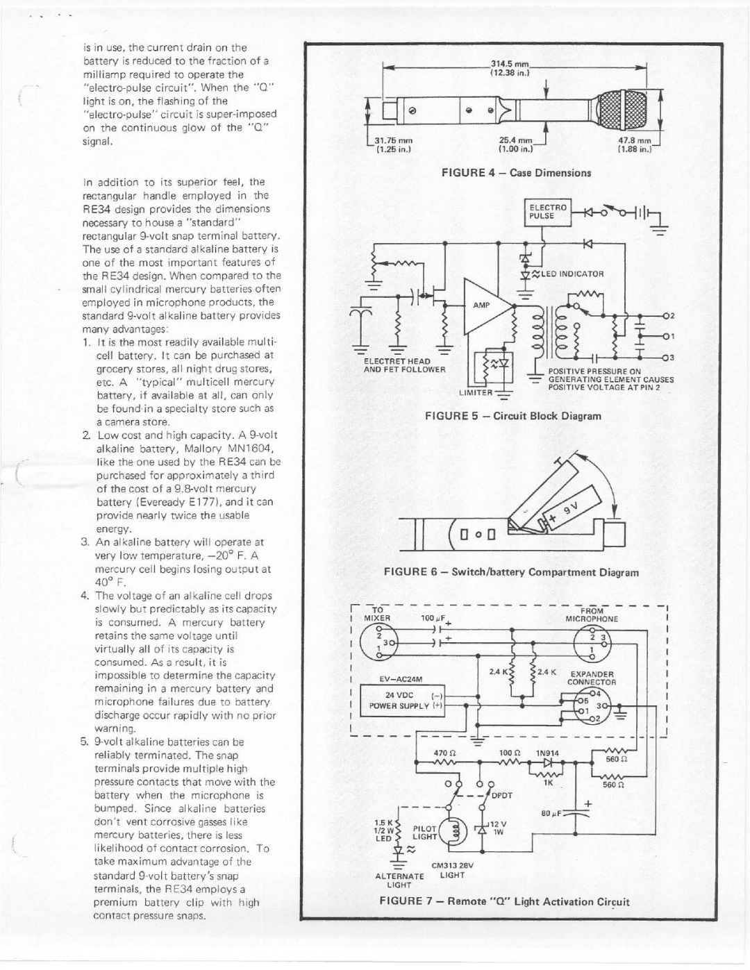 Electro-Voice RE34 manual 