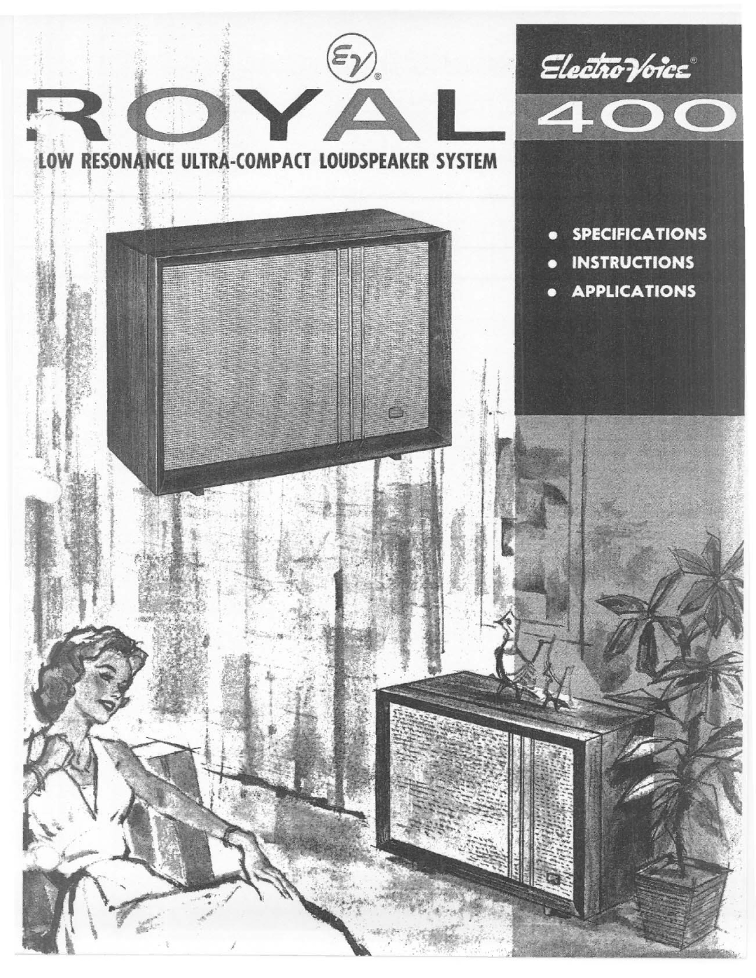 Electro-Voice Royal 400 manual 