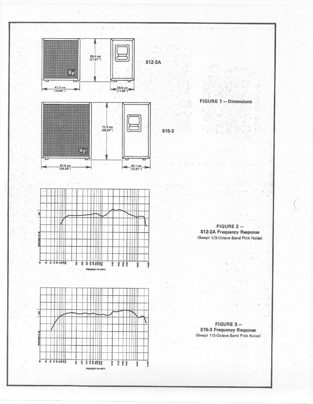 Electro-Voice S12-2A manual 