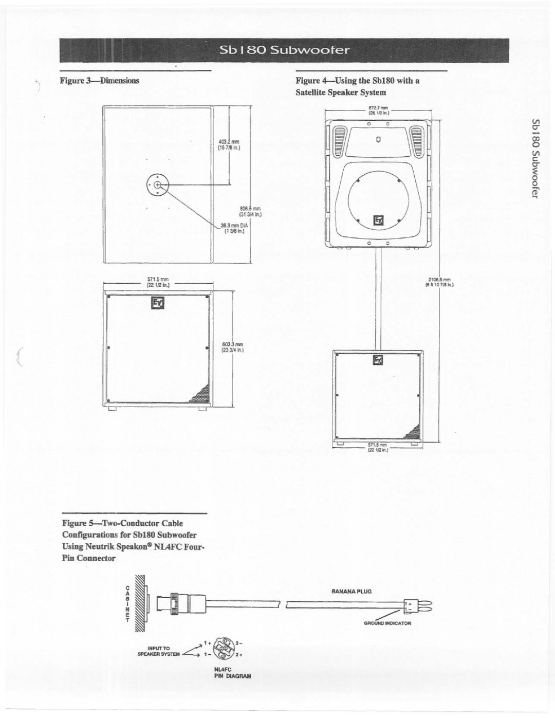 Electro-Voice Sb 180 manual 