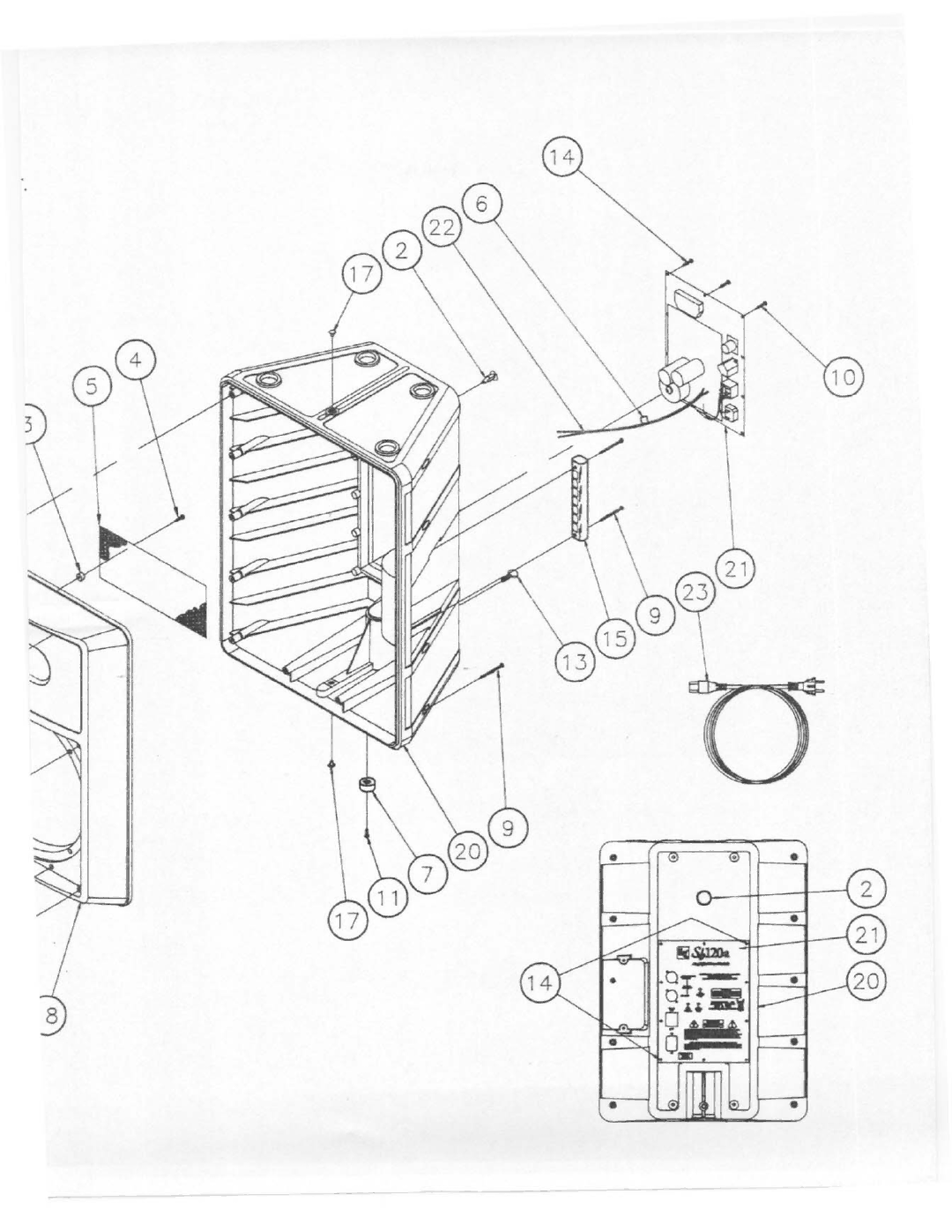 Electro-Voice Sb120a manual 