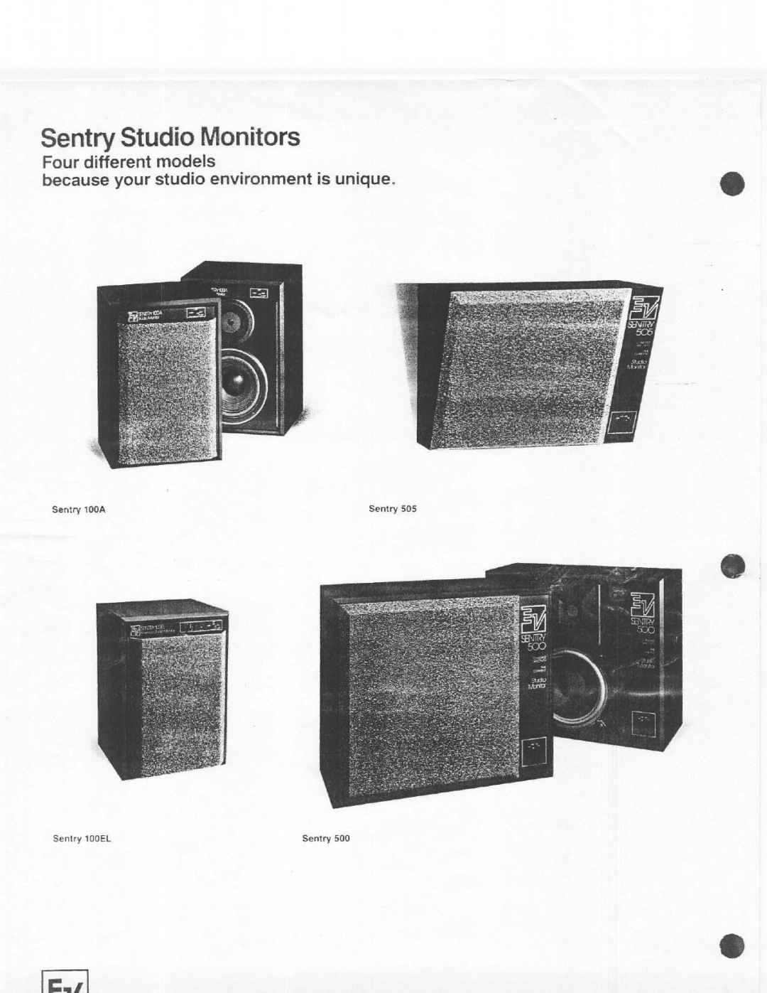 Electro-Voice Sentry 100EL manual 