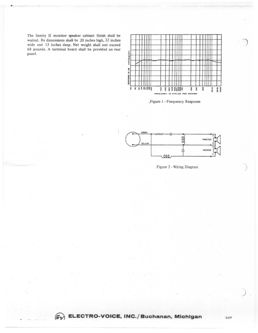 Electro-Voice Sentry II manual 