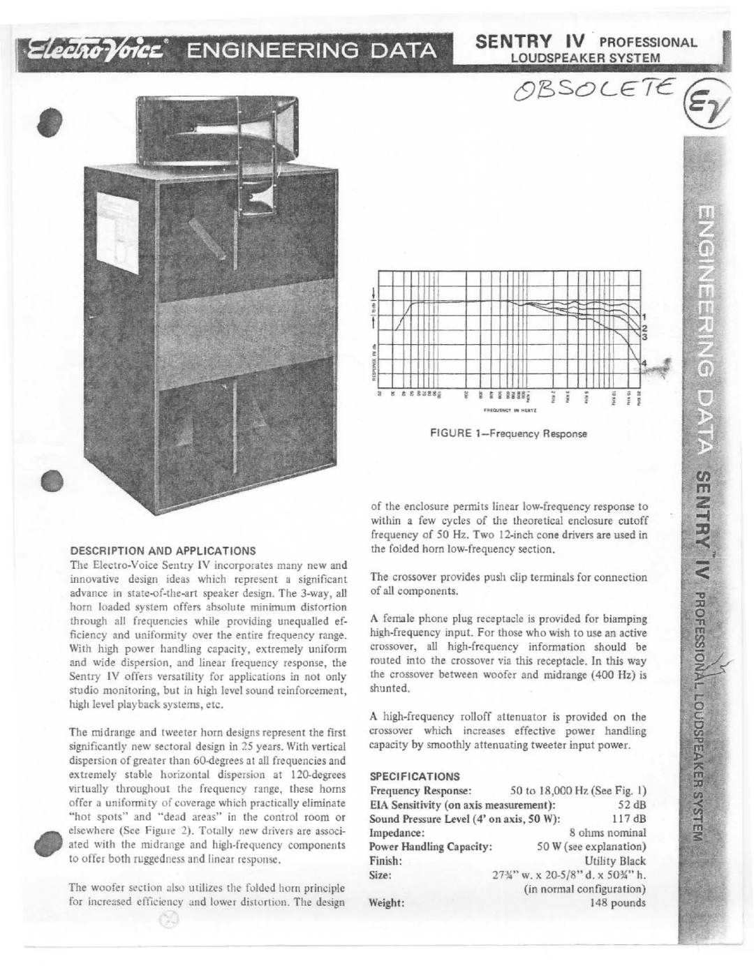 Electro-Voice SENTRY IV manual 