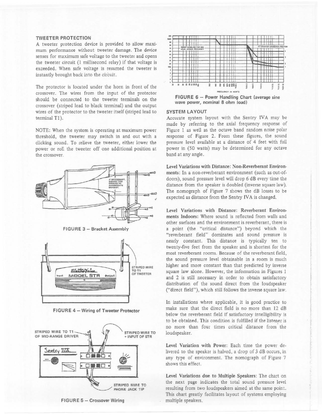 Electro-Voice SENTRY IVA manual 