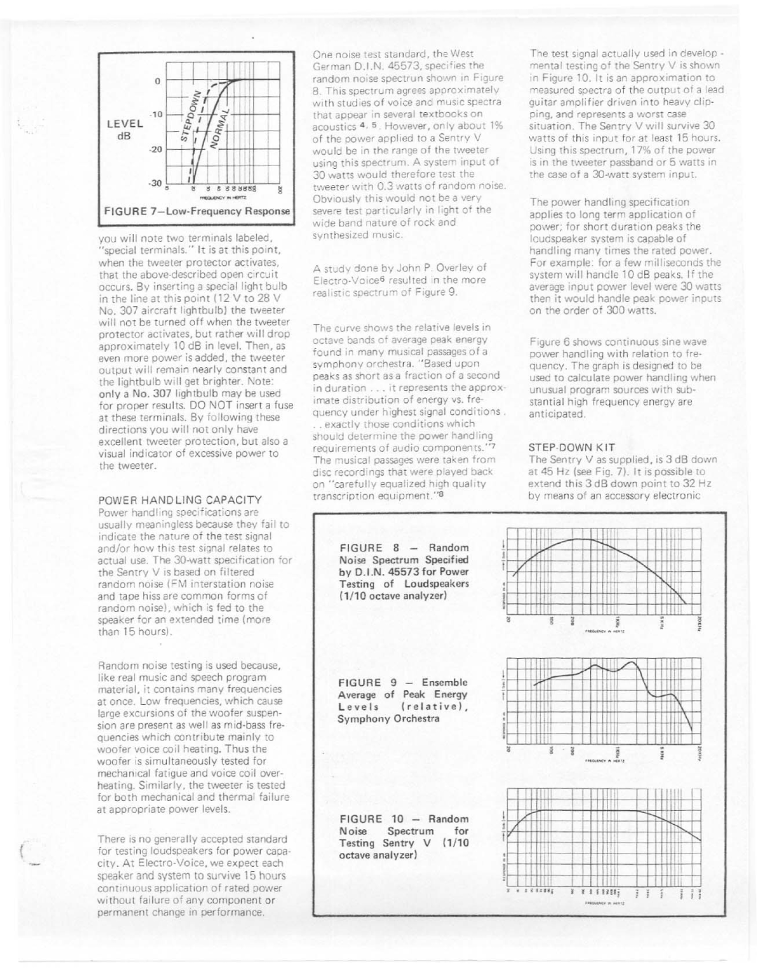 Electro-Voice Sentry V manual 