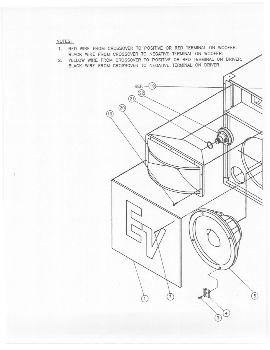 Electro-Voice SH-1512ER manual 