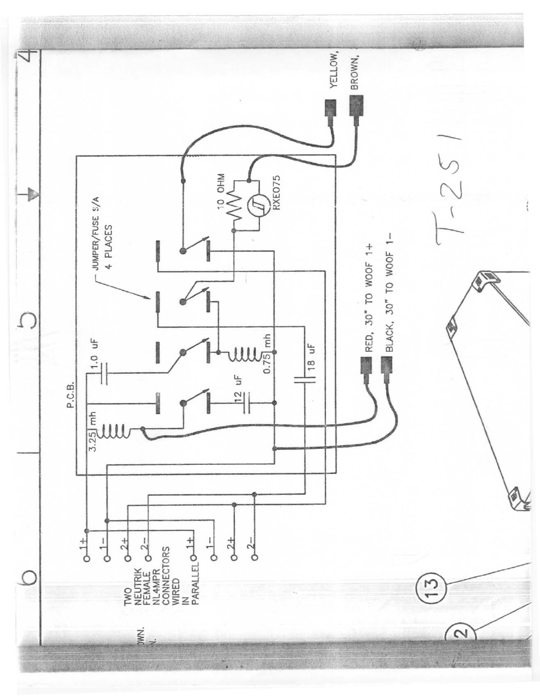 Electro-Voice T251 manual 