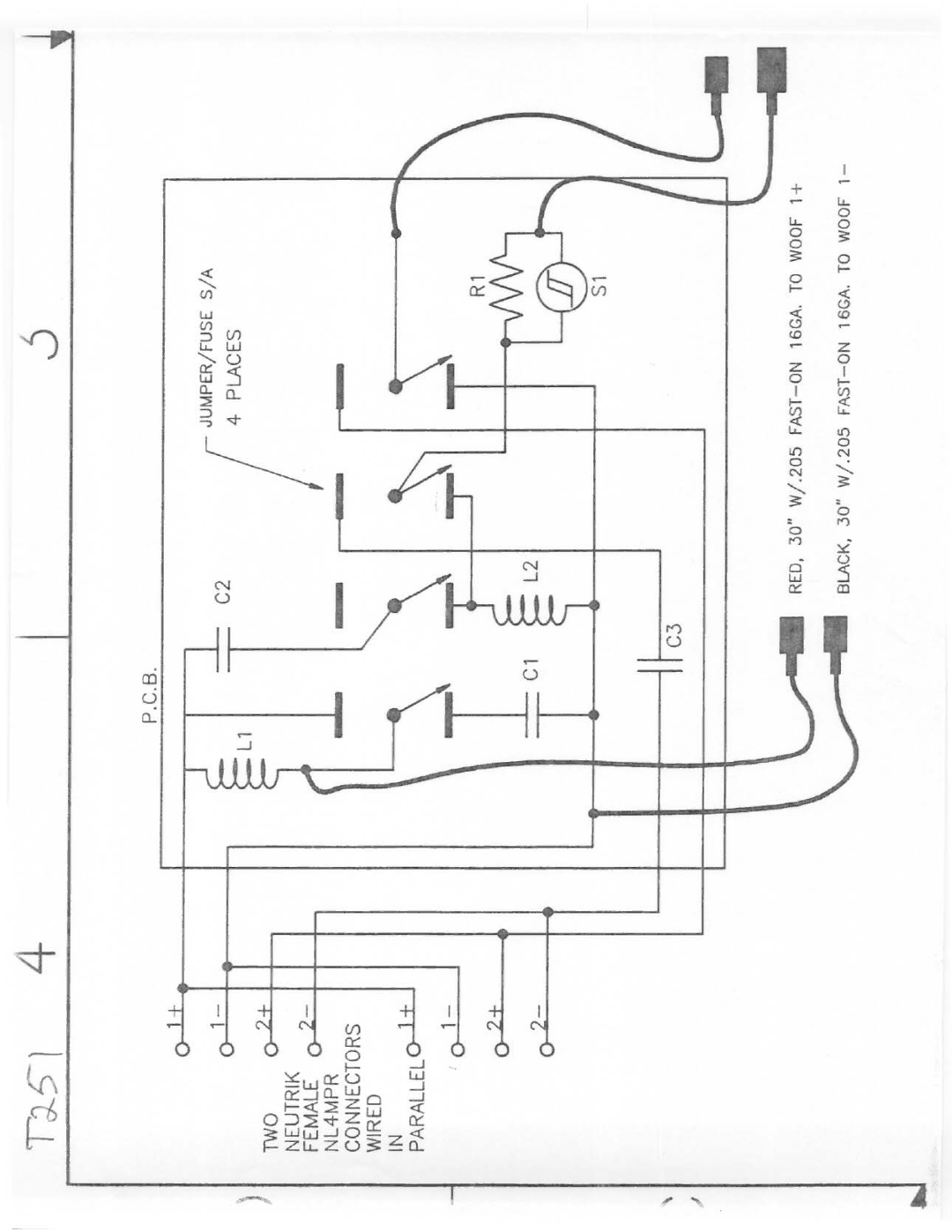 Electro-Voice T251 manual 