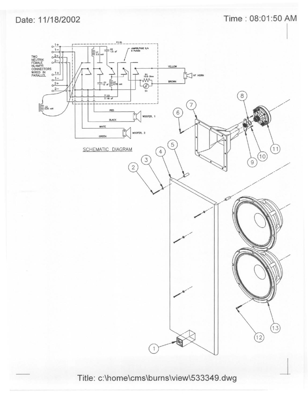 Electro-Voice T252 manual 