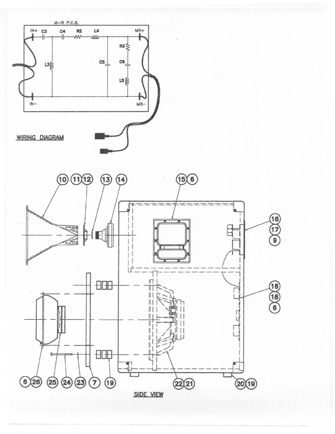 Electro-Voice T351 manual 