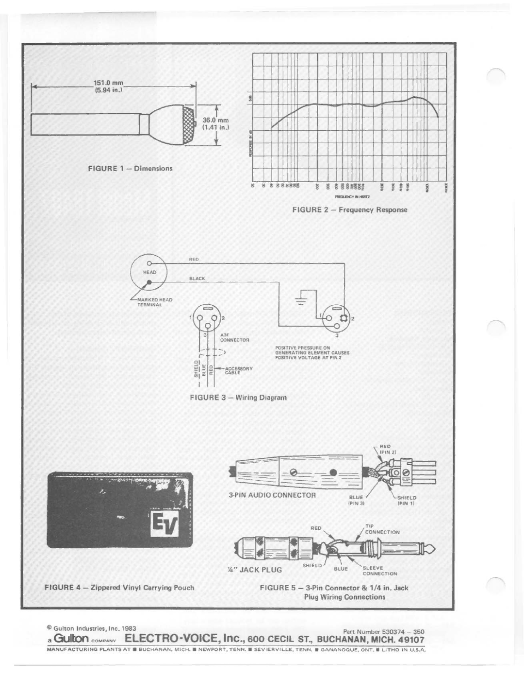 Electro-Voice TR407 manual 